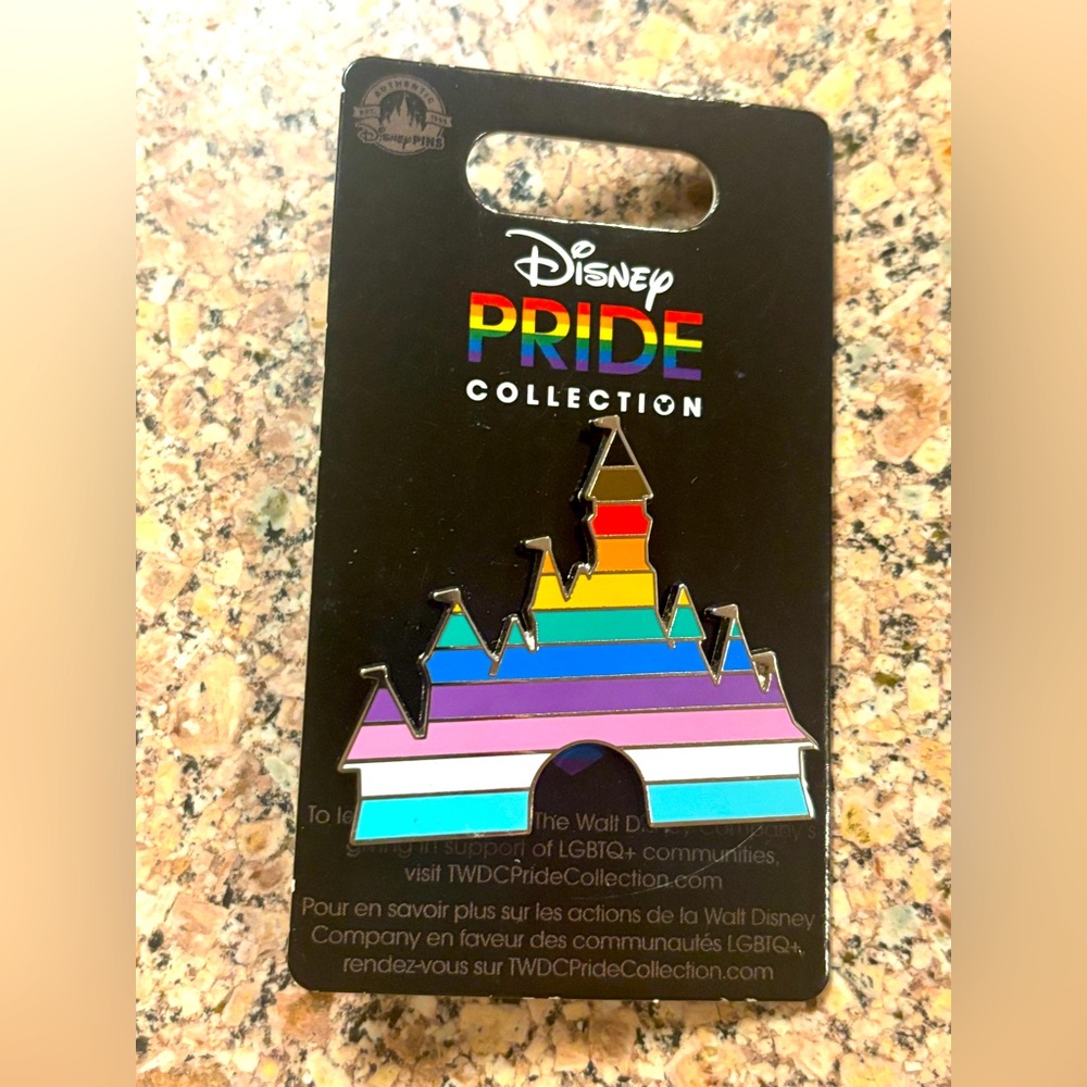 Disney Pin - DLR - Disneyland Resort - Rainbow Pride - Sleeping Beauty Castle